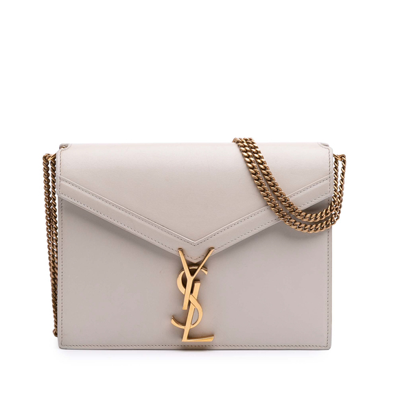 Pre-Loved Saint Laurent Calfskin Monogram Cassandra Clasp Bag - Picture 1 of 11